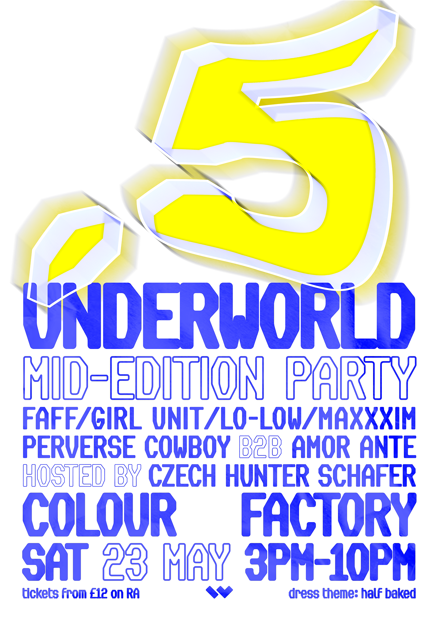 [CANCELLED] UNDERWORLD: MID-EDITION PARTY at Colour Factory, London