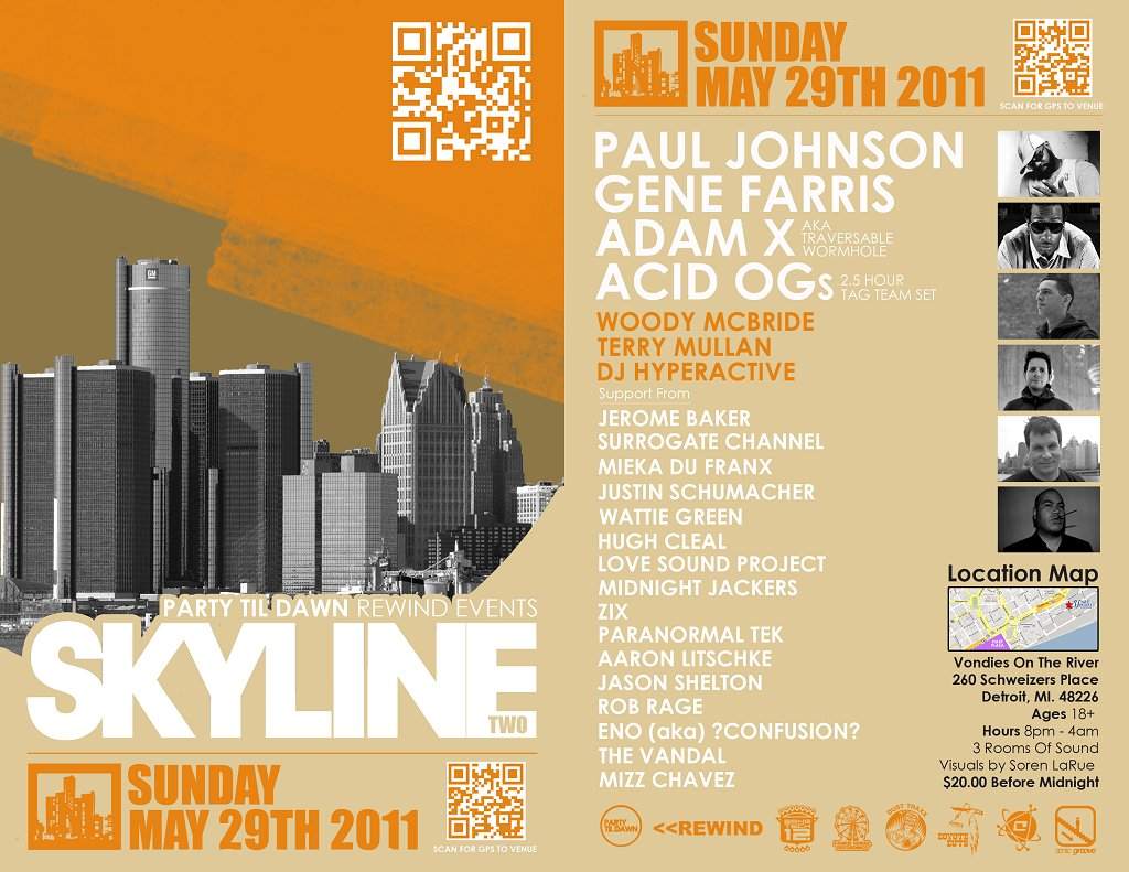 Skyline 2 *movement Festival After Party* - フライヤー表