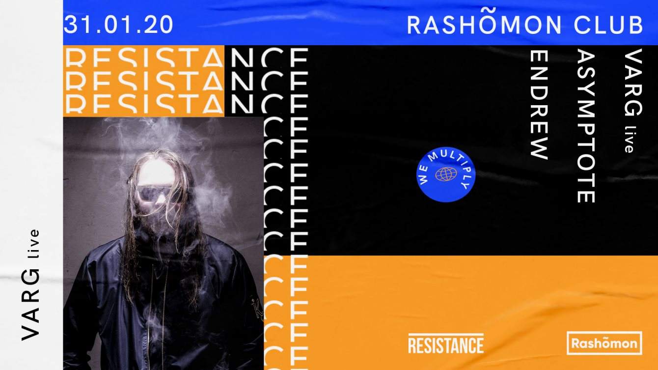 Resistance: Varg Live, Asymptote, Endrew - Página frontal