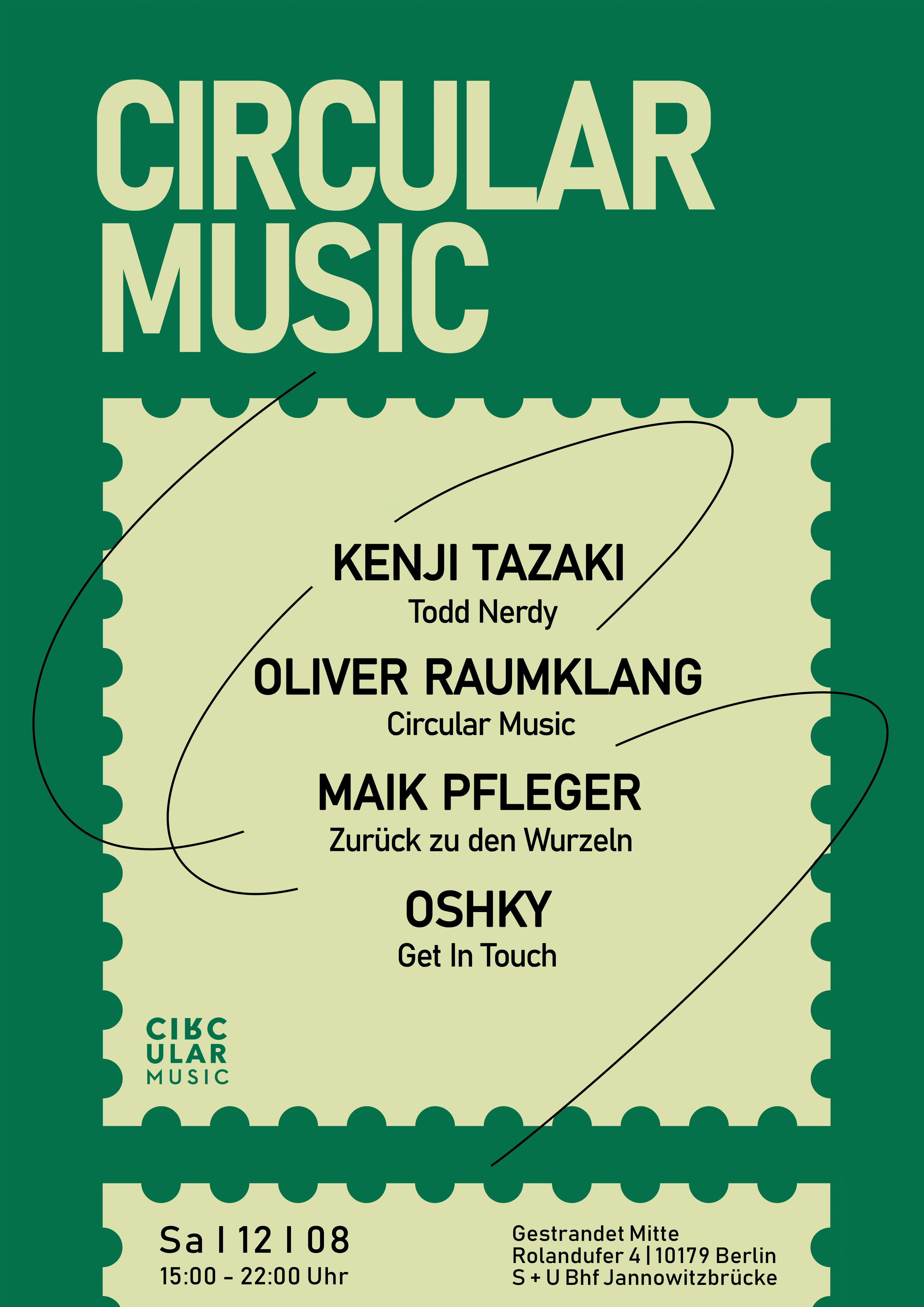 Circular Music 'Open Air' with Kenji Tazaki, Oliver Raumklang, Maik Pfleger and Oshky - Página frontal
