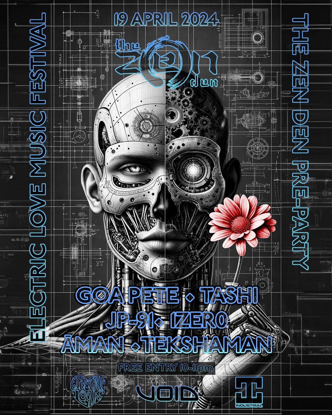 ELECTRIC LOVE FESTIVAL - THE ZEN DEN PRE-PARTY at Vantek Warehouse ...