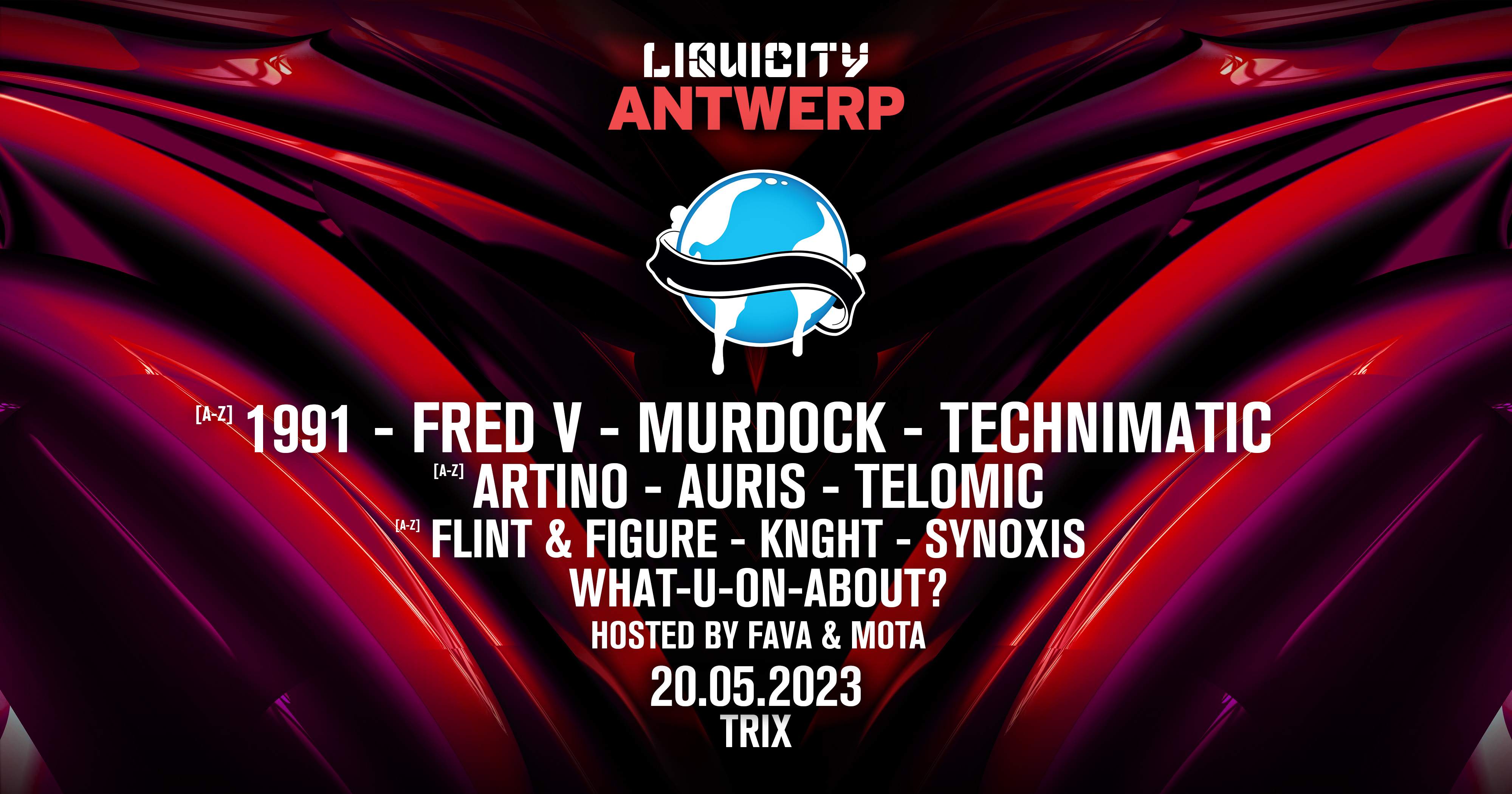 Liquicity Antwerp 2023 - フライヤー表