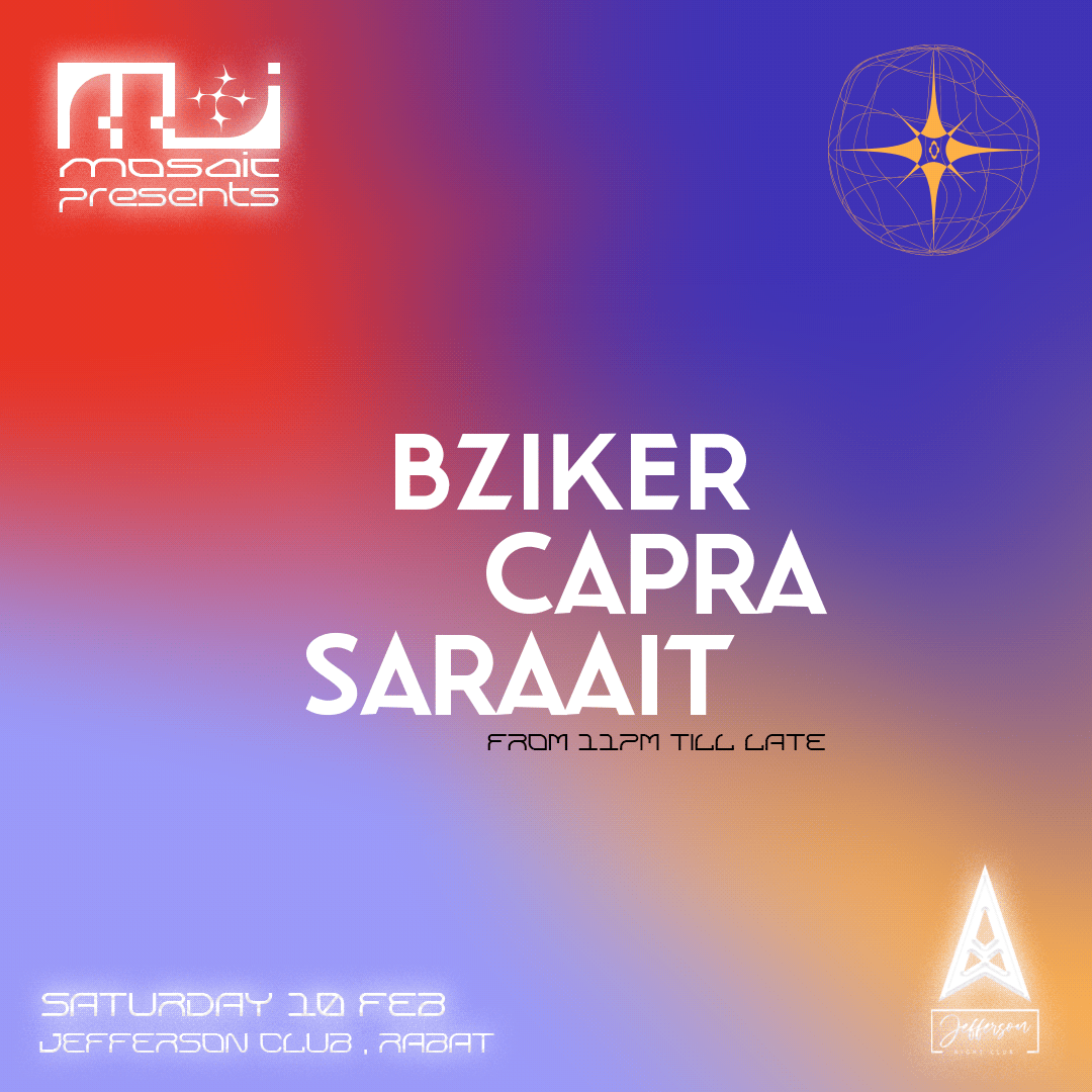 MOSAIC PRESENTS: Bziker/ CAPRA/ SARAAIT - Página frontal