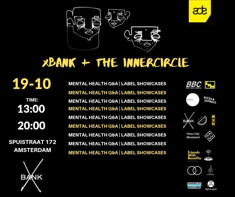 FWB Pres: #Mentalconfessions. X Bank Feat. The Innercircle - フライヤー表