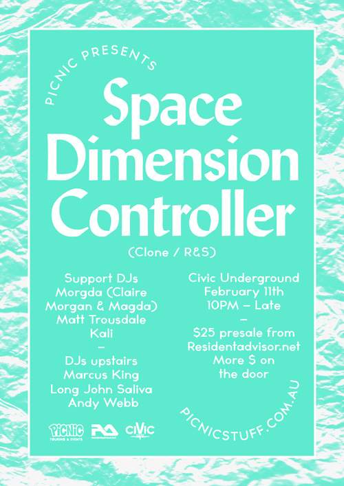 Picnic presents Space Dimension Controller - Página frontal