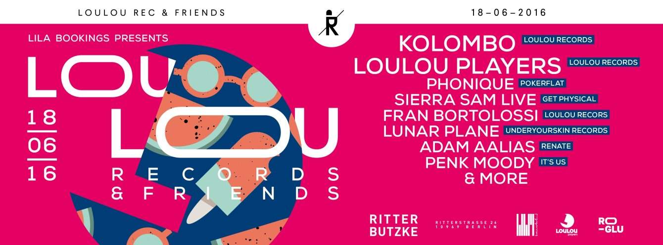 L L R & Friends with Kolombo / LLP / Phonique / Sierra Sam a.o - フライヤー表