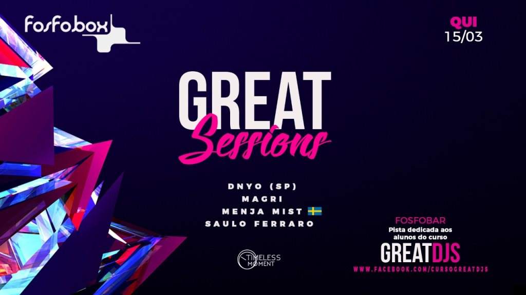Great Sessions Invite Danny Oliveira (Dnyo) Great DJs - フライヤー表