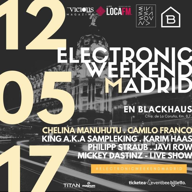 Electronic Weekend Madrid - フライヤー表