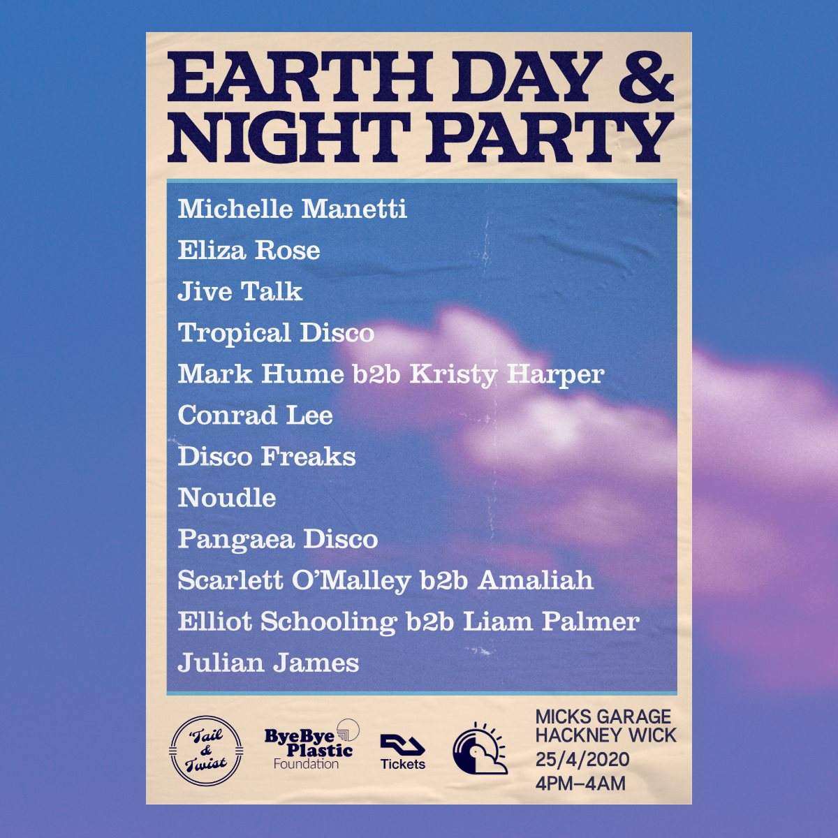 [POSTPONED UNTIL 2021] Earth Day & Night Party (New Date TBC)) - Página frontal
