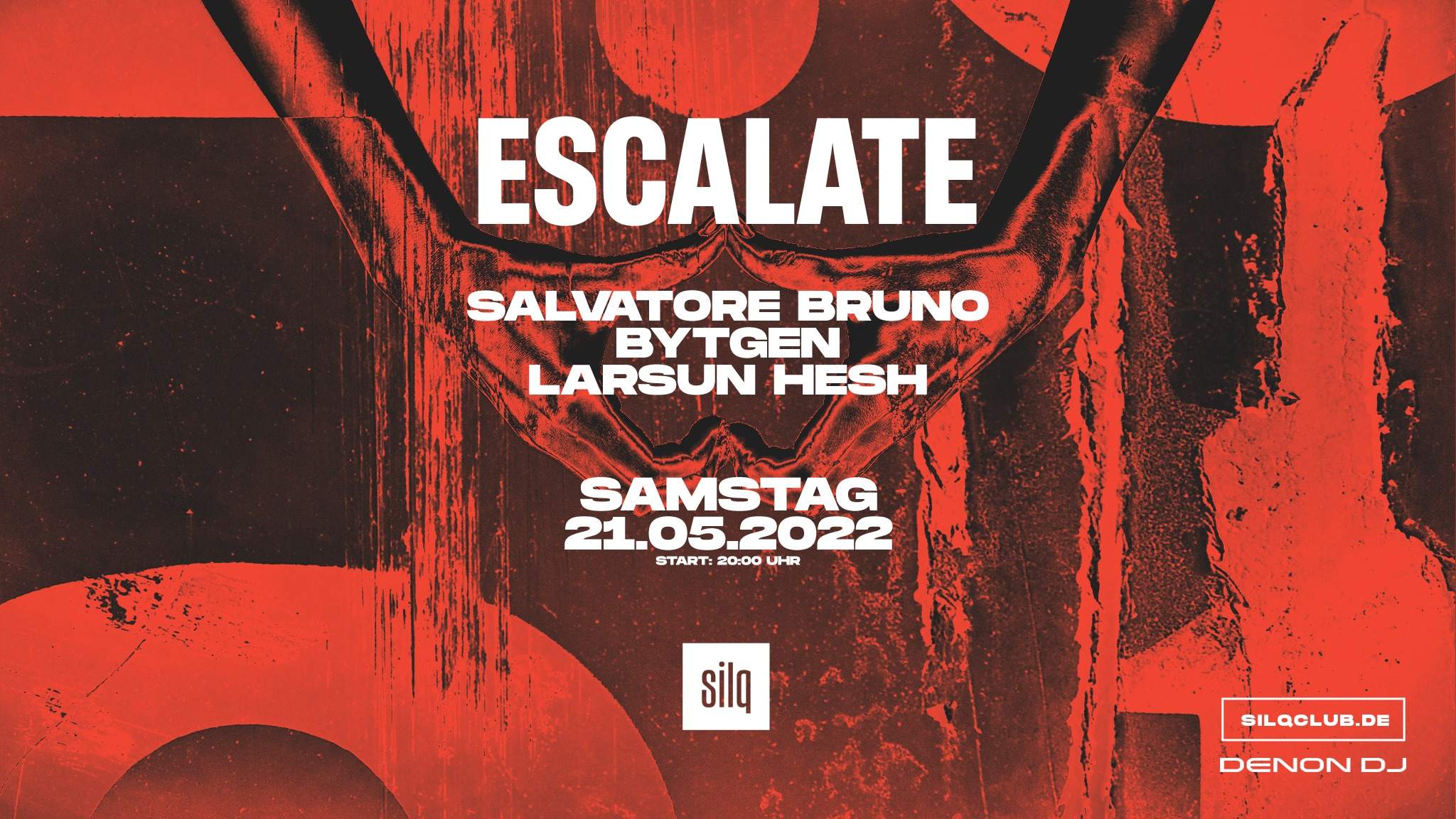 Escalate with Salvatore Bruno, Bytgen, Larsun Hesh - フライヤー表
