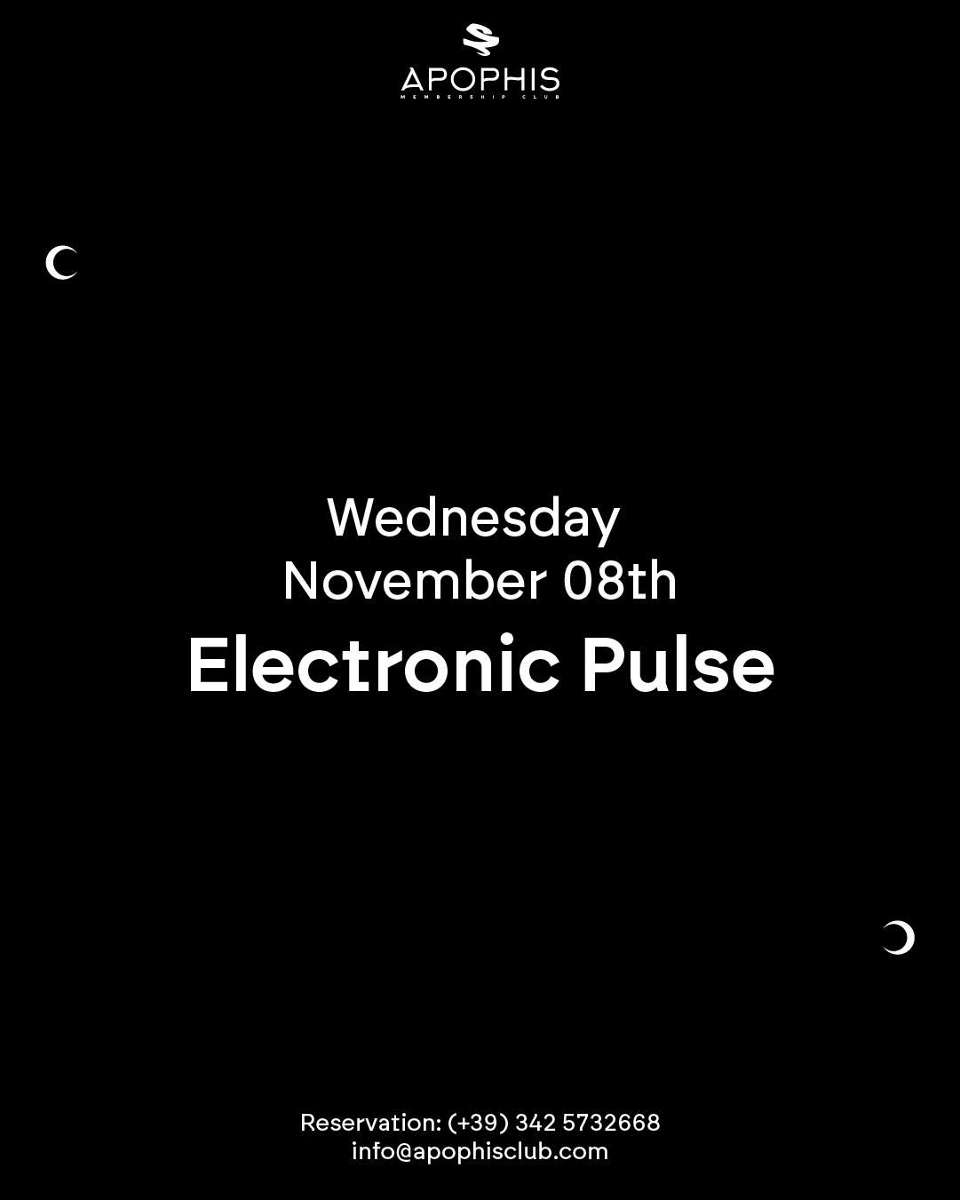 Electronic Pulse Opening Event - フライヤー表