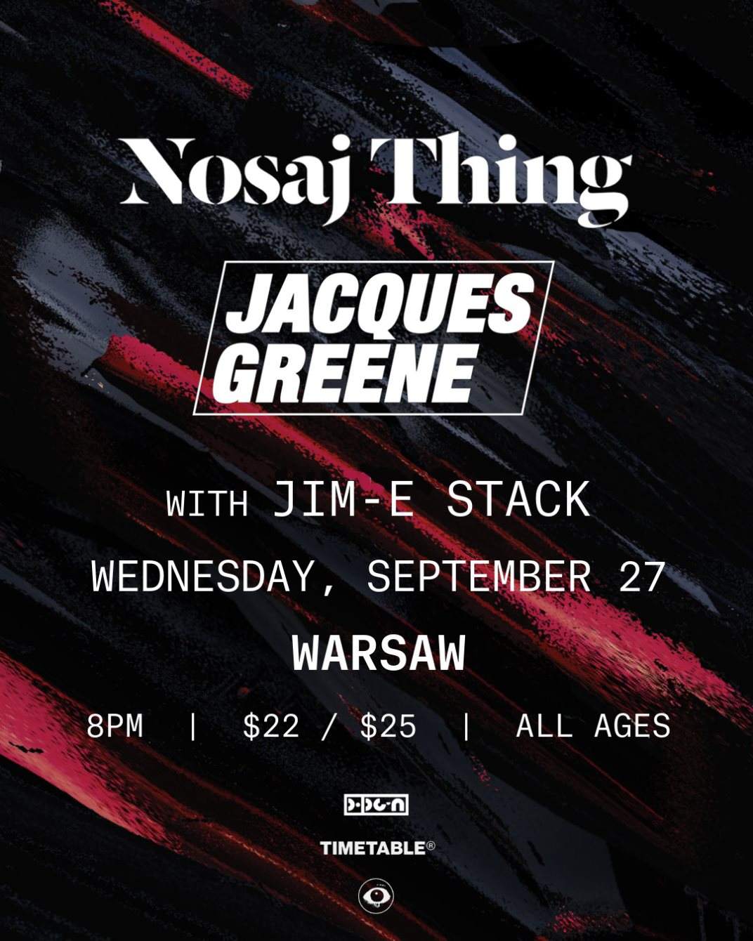 Nosaj Thing / Jacques Greene, Jim-E Stack - Página frontal