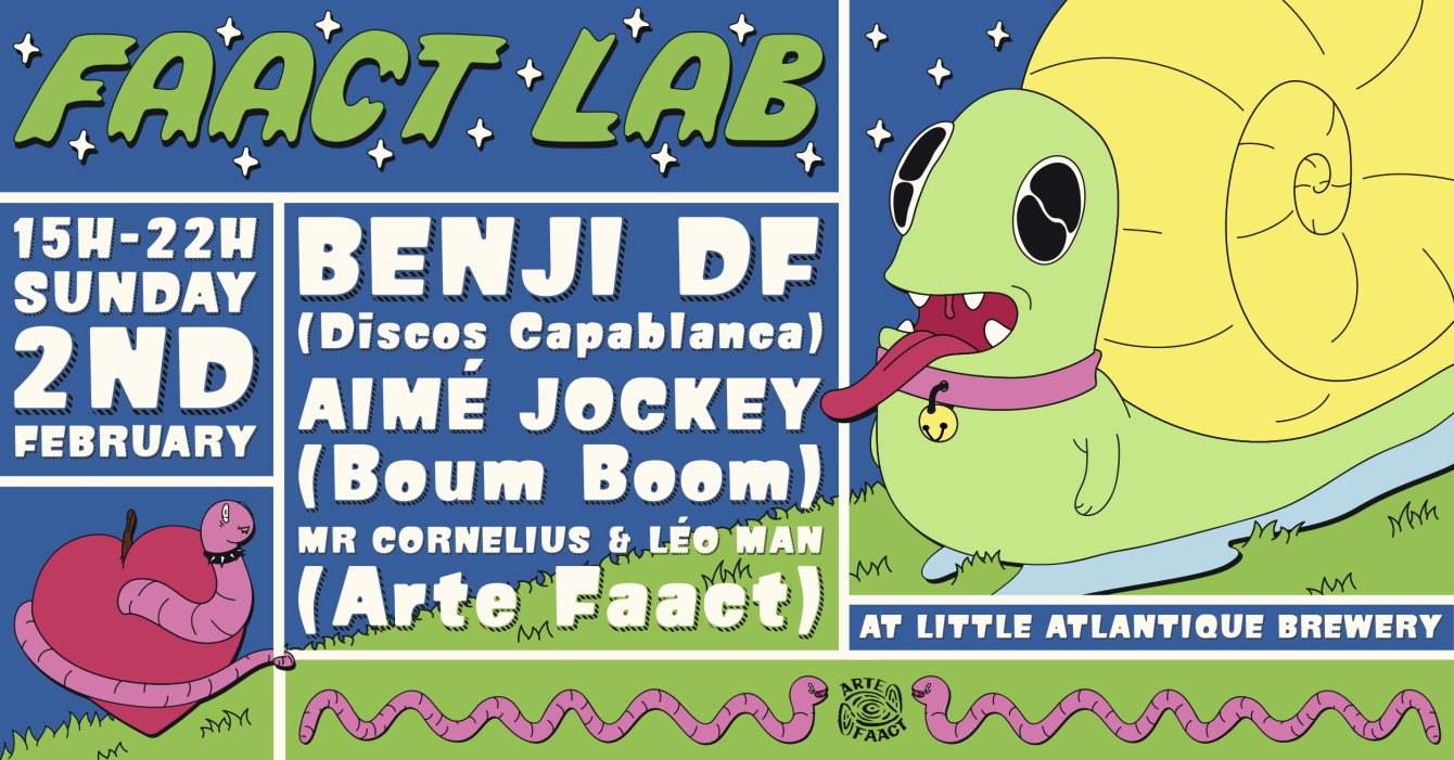 Faact Lab with Benji DF, Aimé Jockey, Léo Man & Mr. Cornelius - Página frontal