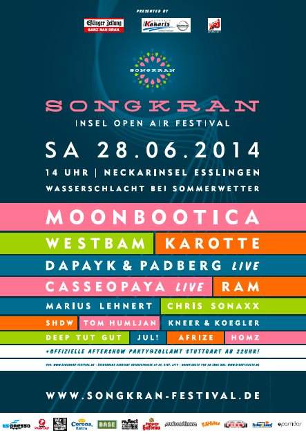 Songkran Festival 2014 - フライヤー表