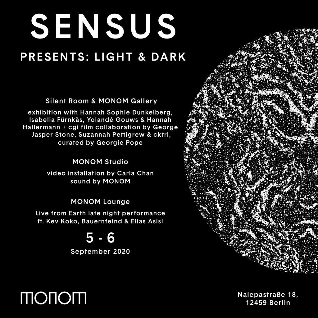 Sensus presents: Light and Dark - Página frontal