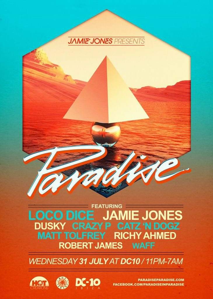 Jamie Jones presents Paradise - Página frontal