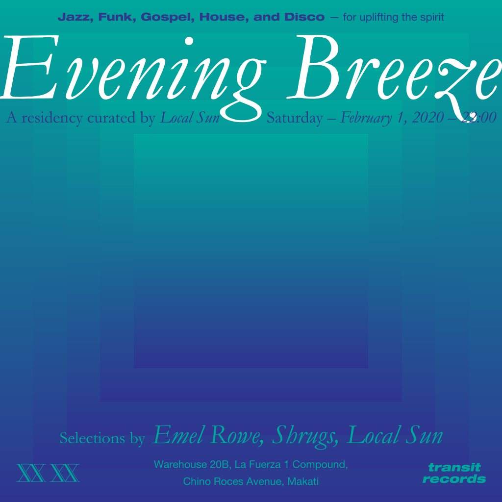 Evening Breeze by transit records - フライヤー表
