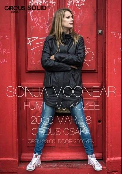 Sonja Moonear Tour Osaka - フライヤー表