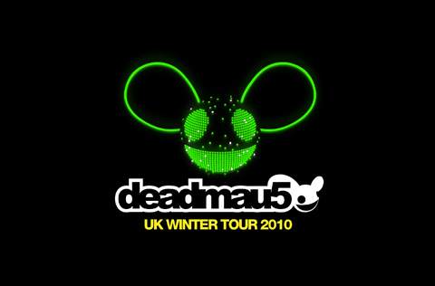 Deadmau5 UK Winter Tour 2010 - フライヤー表