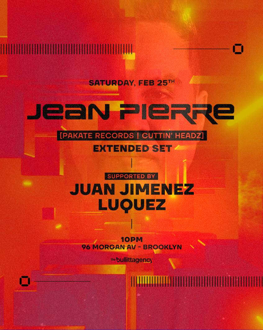 Jean Pierre [Extended Set] / JUAN JIMENEZ / Luquez - フライヤー裏