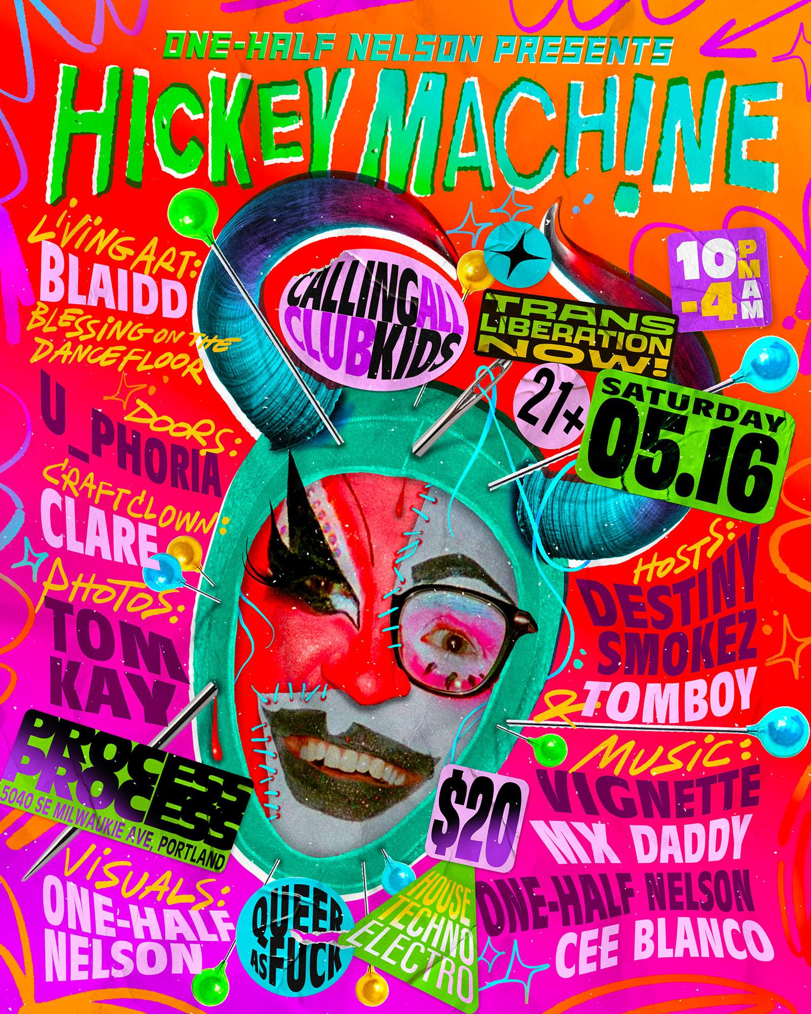 one-half NelSon presents: Hickey Machine at Process PDX, Portland