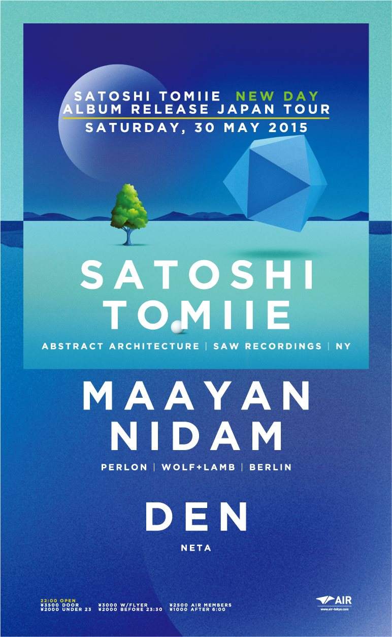 Satoshi Tomiie 'New Day' Release Japan Tour 2015 - フライヤー裏