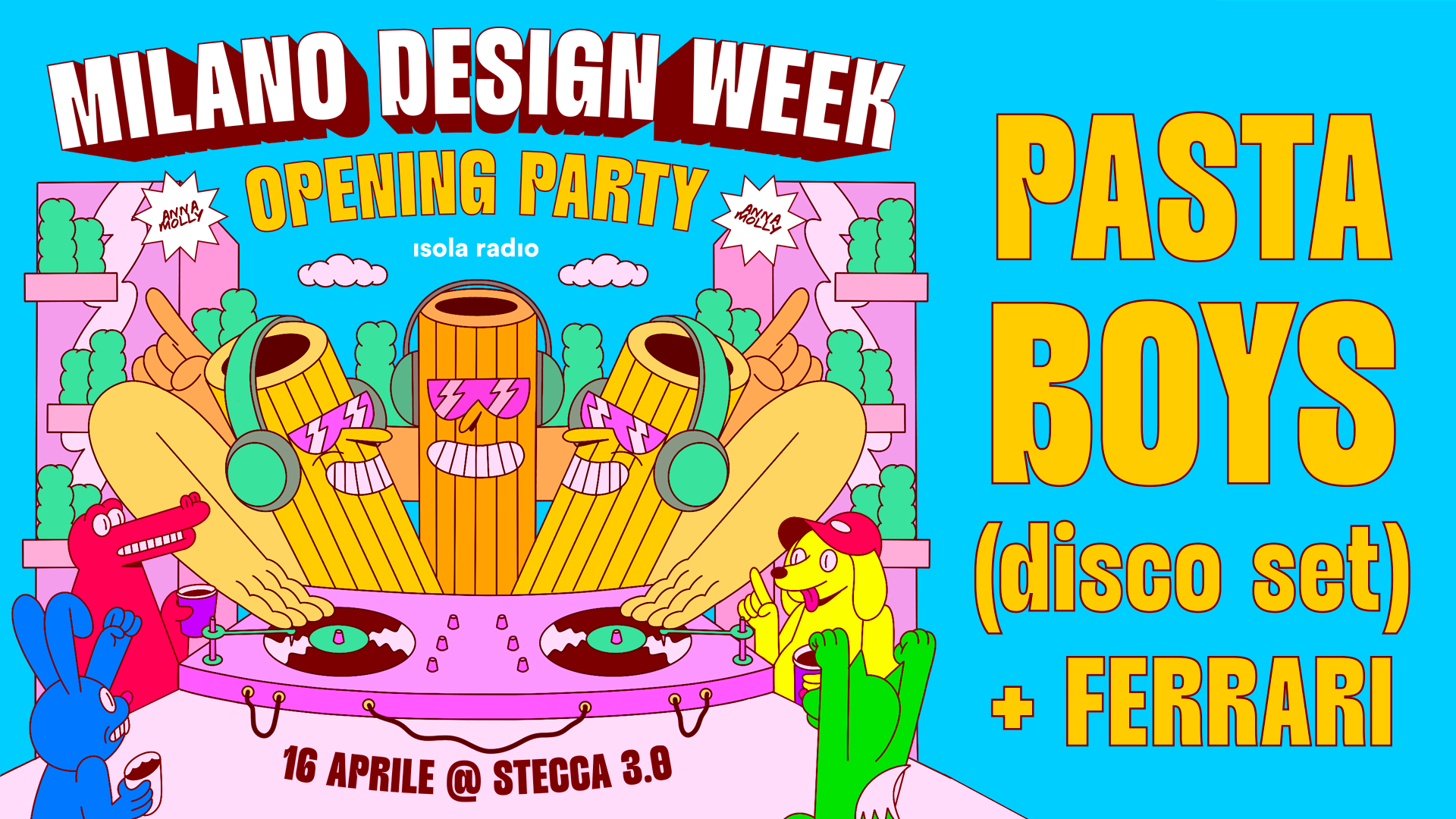 Anna Molly X Milano Design Week — OPENING PARTY - Página frontal