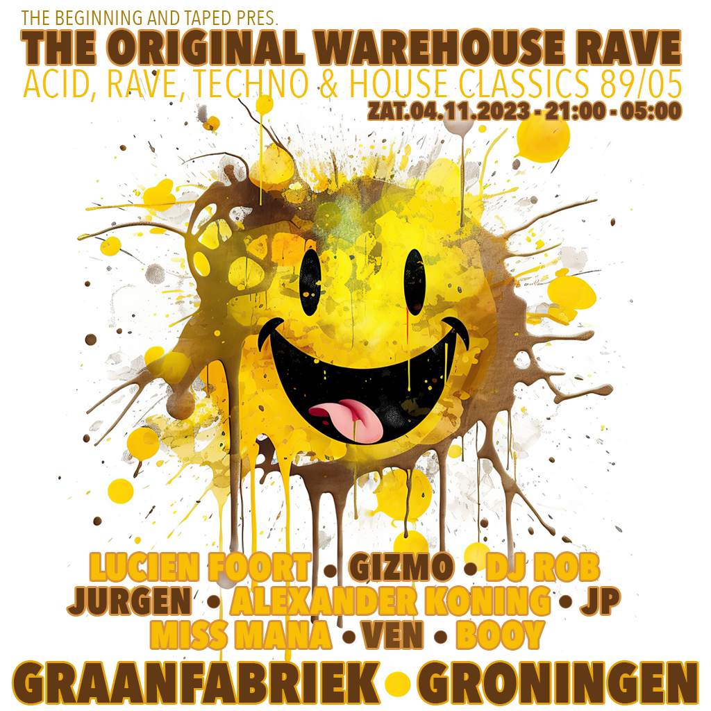 The Original Warehouse Rave - House, Techno, Oldskool, Rave & Acid Classics 89/05 - Página frontal