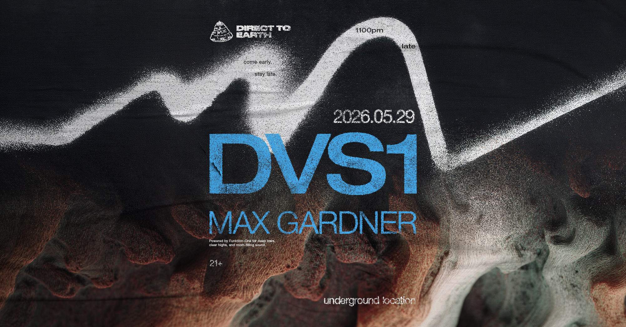 (SOLD OUT) Direct to Earth with DVS1 and Max Gardner (extended sets) at ...