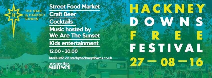 The Hackney Downs Free Festival - フライヤー表