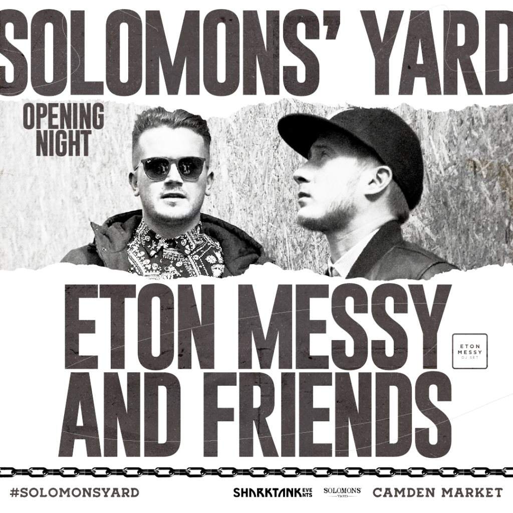 Solomons' Yard Opening Night: Eton Messy & Friends - Página frontal