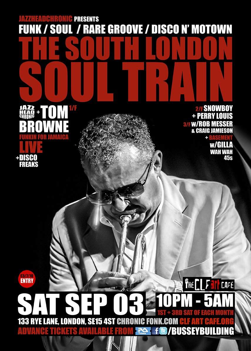 The South London Soul Train - Bussey Building 9 Year Anniversary Special w Pink Oculus Live - Página trasera