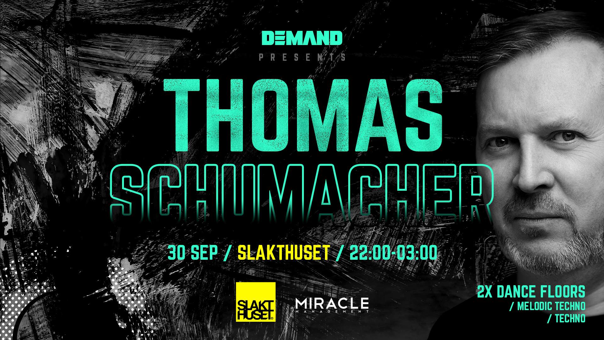 Thomas Schumacher by DemandSthlm - フライヤー表