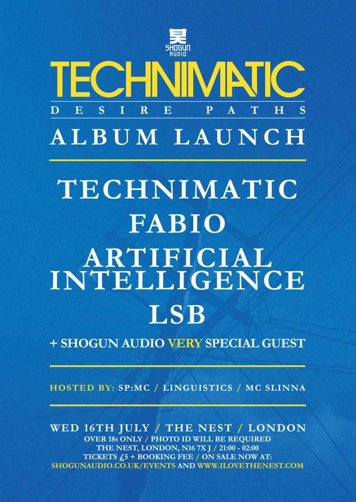 Technimatic Album Launch Party - Página frontal