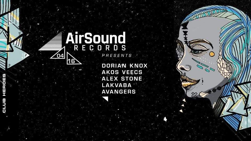 Airsound Records Night - フライヤー表