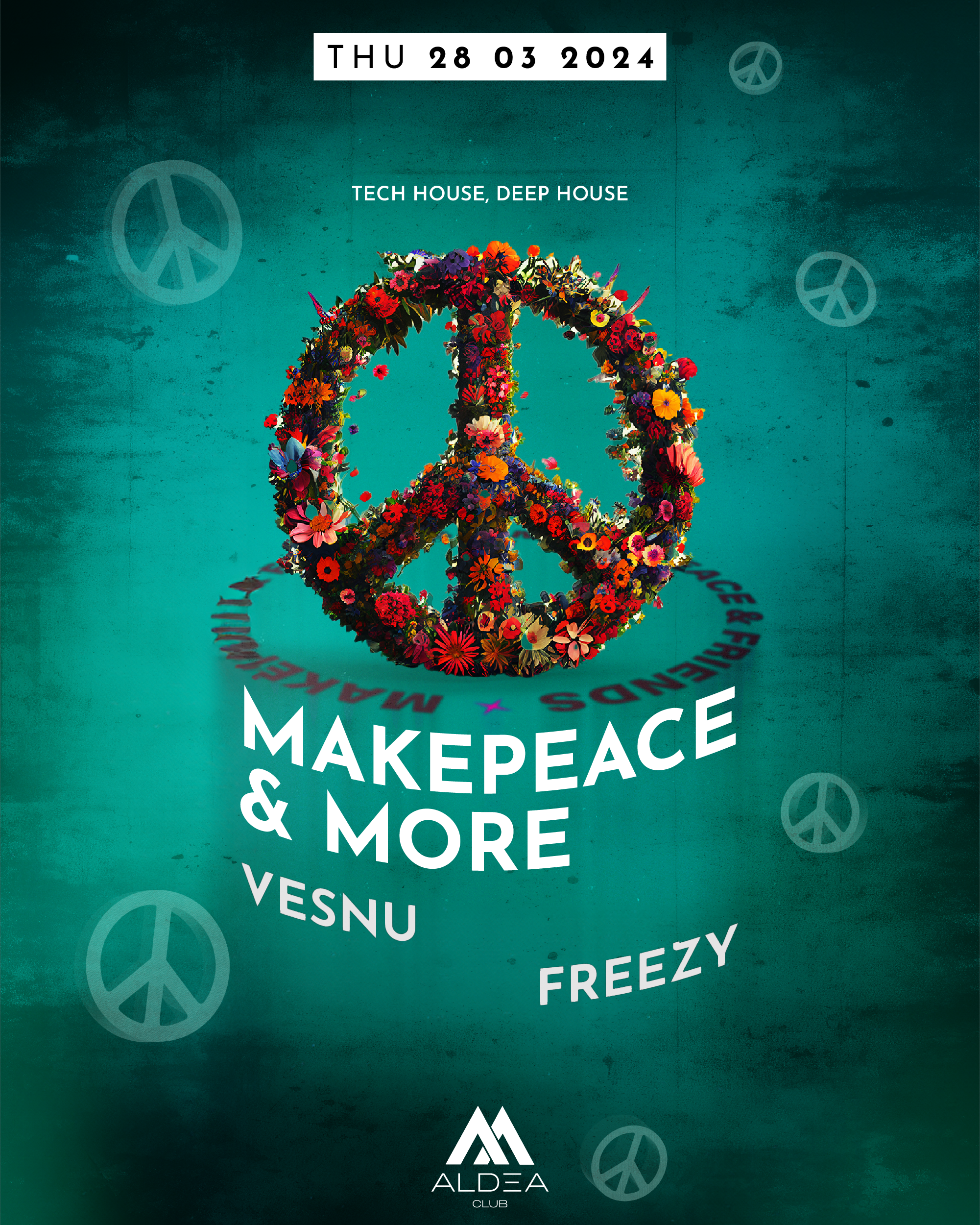 Makepeace & More w. Makepeace, Vesnu & Freezy - フライヤー表