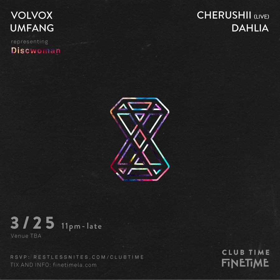 Club Time: Discwoman with Volvox, Umfang & Cherushii - Página frontal