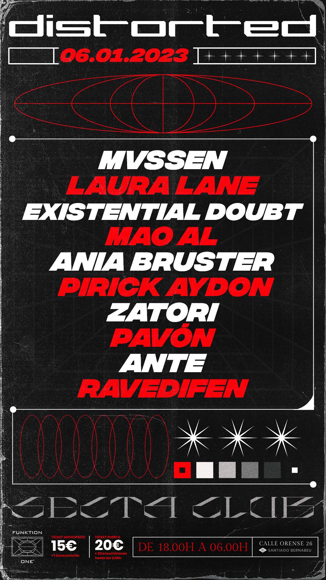 Distorted SPECIAL at Secta Club, Madrid