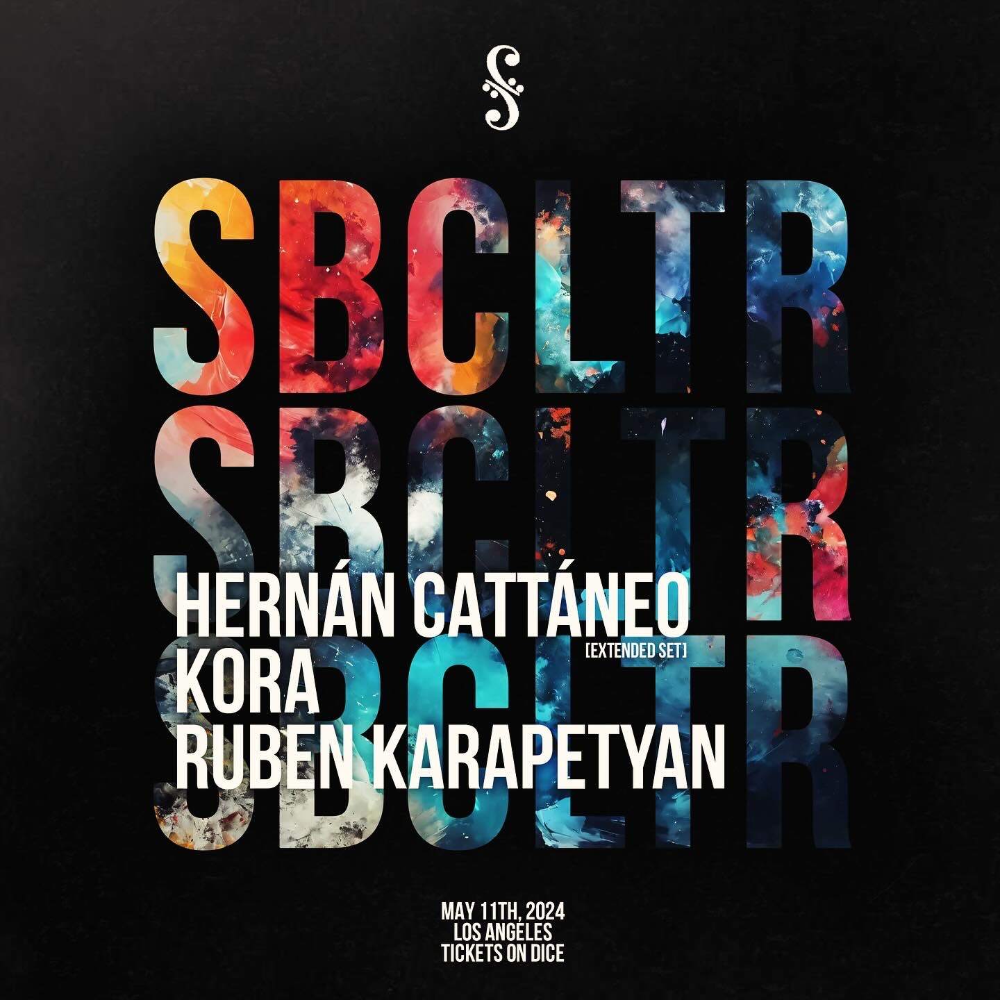 SBCLTR presents: Hernán Cattáneo, Kora, Ruben Karapetyan - フライヤー表