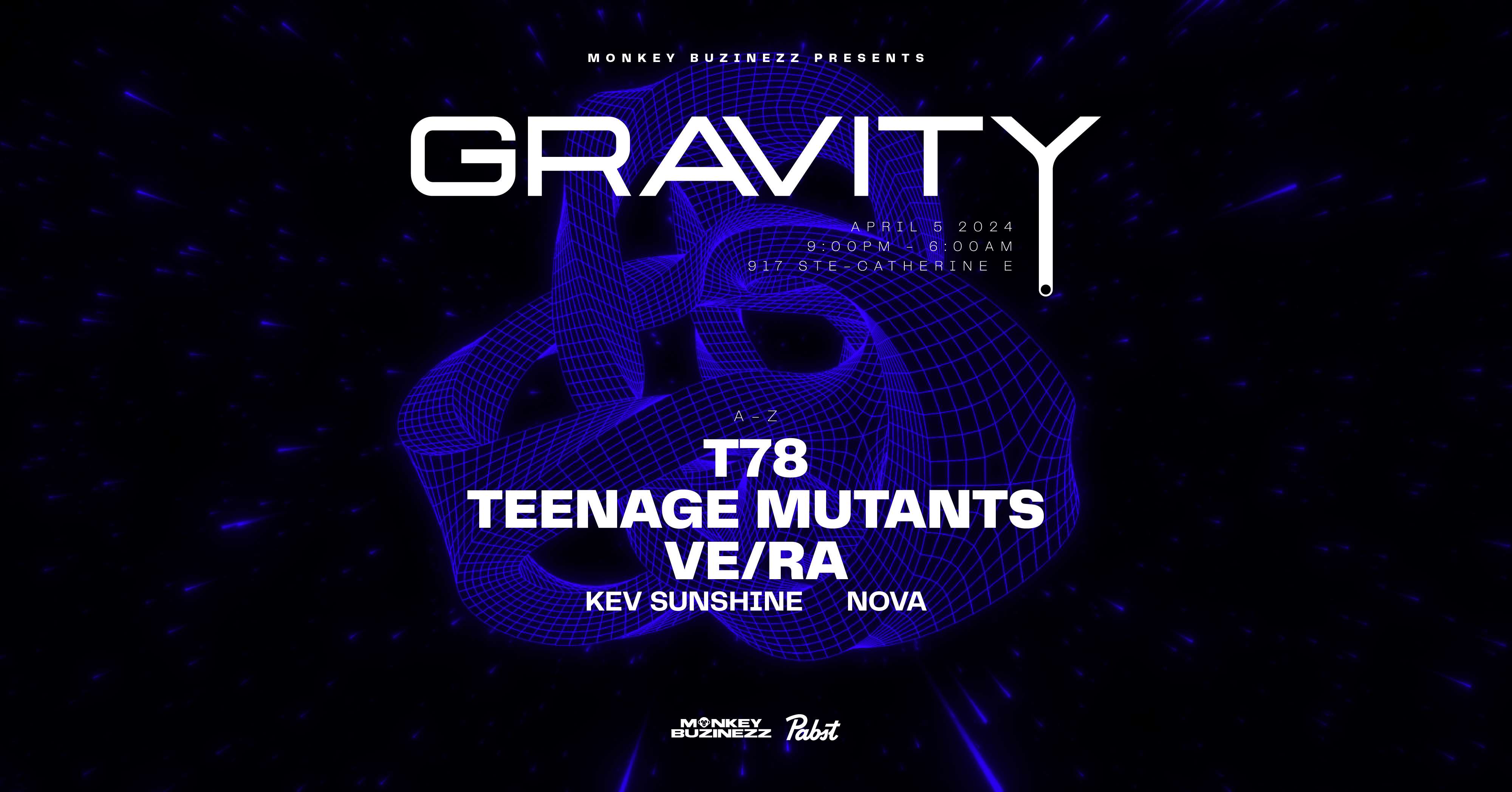 GRAVITY with T78 - Teenage Mutants - VE/RA - フライヤー表