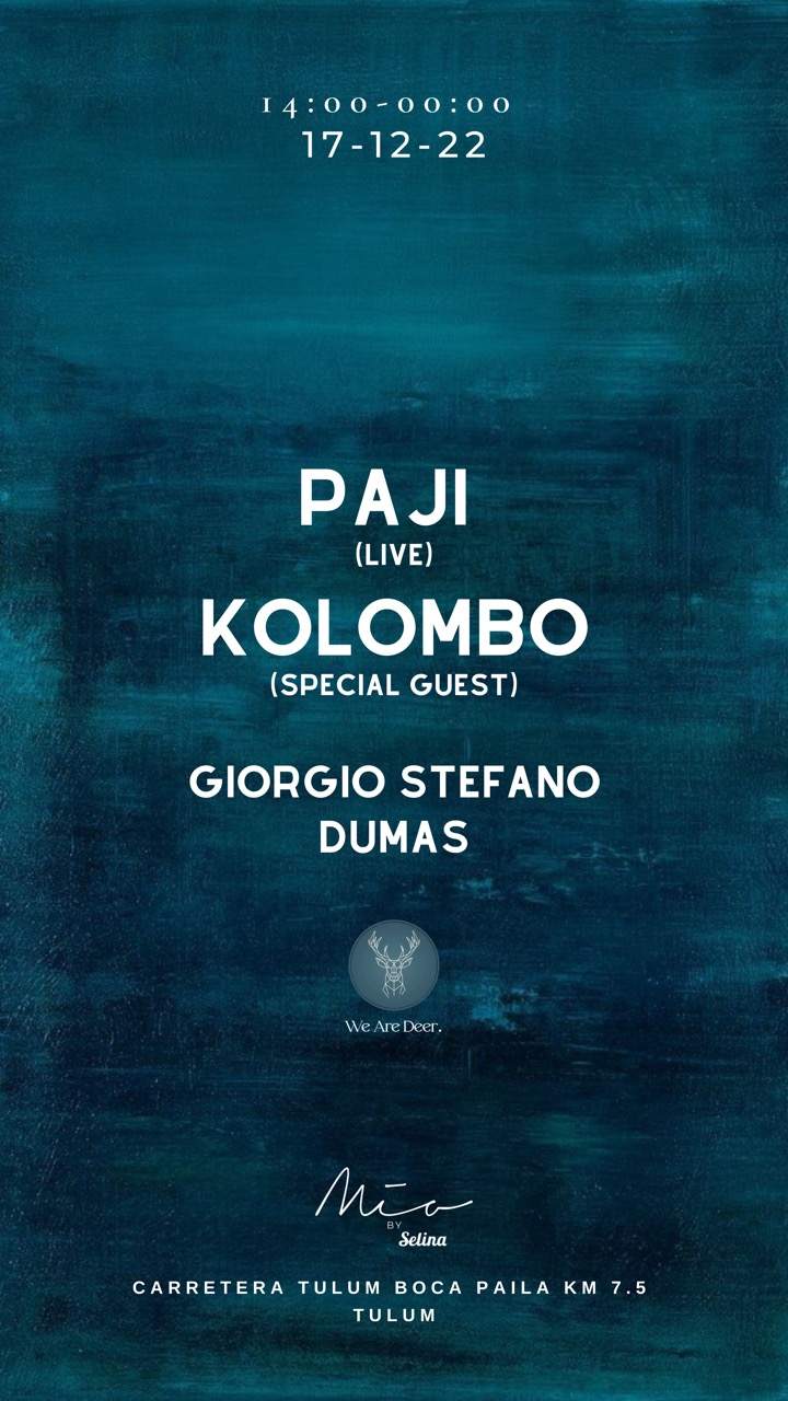 PAJI (LIVE) - Kolombo  - フライヤー表