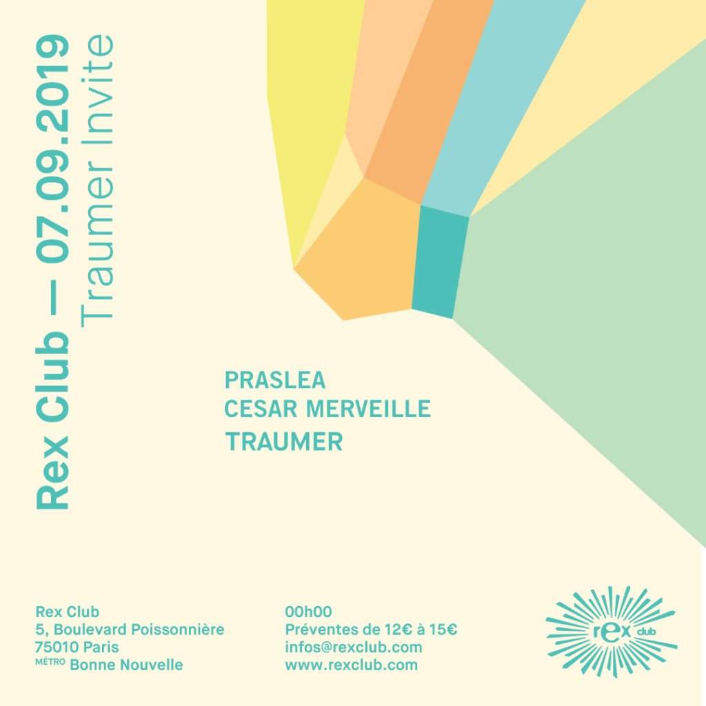 Traumer Invite: Praslea & Cesar Merveille - Página frontal