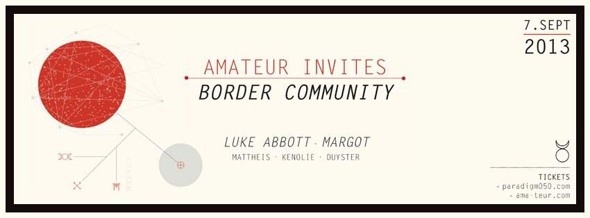 Amateur Invites Border Community - Página frontal