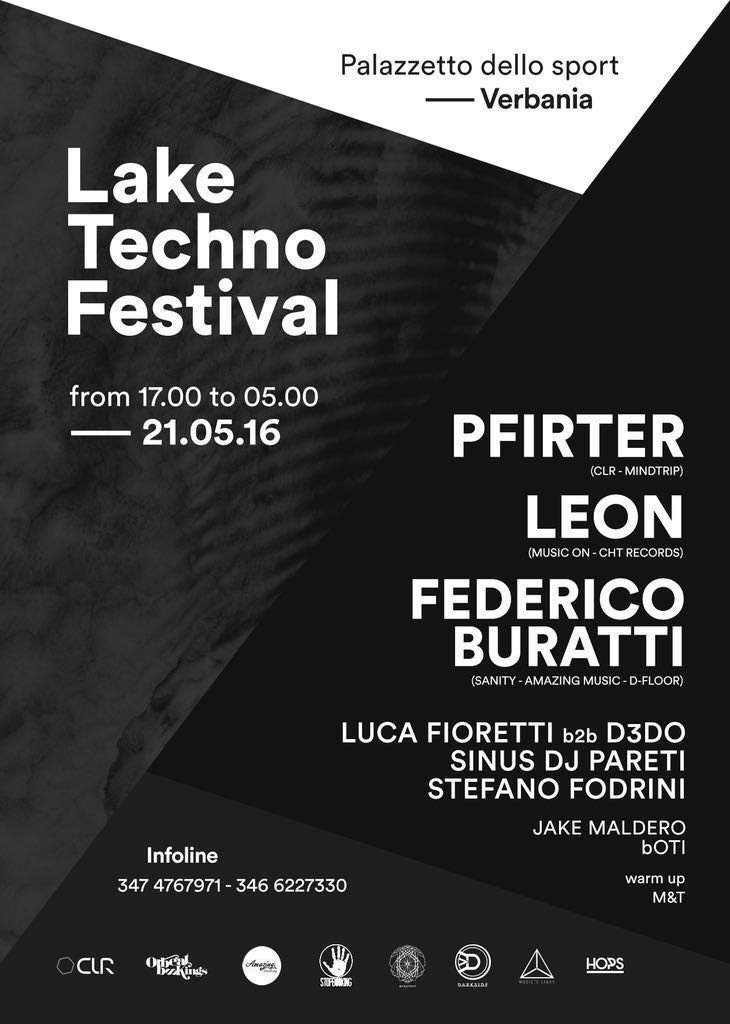 Lake Techno Festival - フライヤー表
