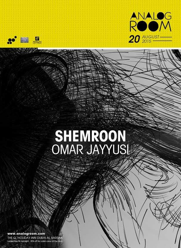 Analog Room presents: Shemroon, Omar Jayyusi - Página frontal