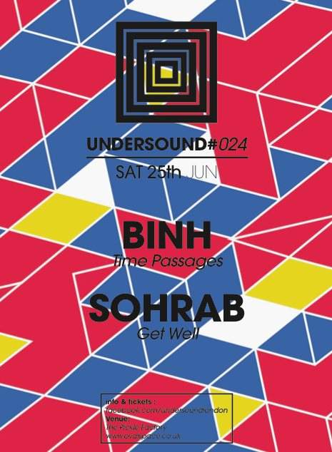 Undersound #24 with Binh (Extended set) & Sohrab - Página frontal