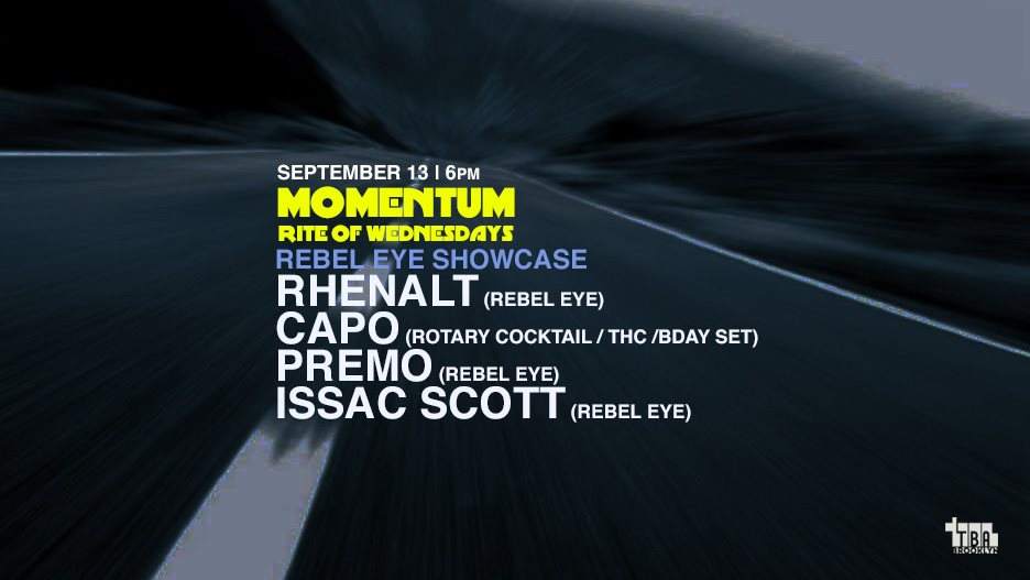 Momentum&row with Rhenalt / Capo / Premo / Issac Scott - フライヤー表