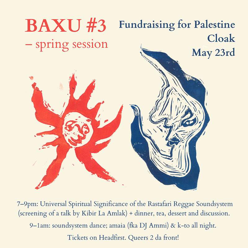 Baxu #3 – Spring [fundraiser for Palestine] - Página frontal