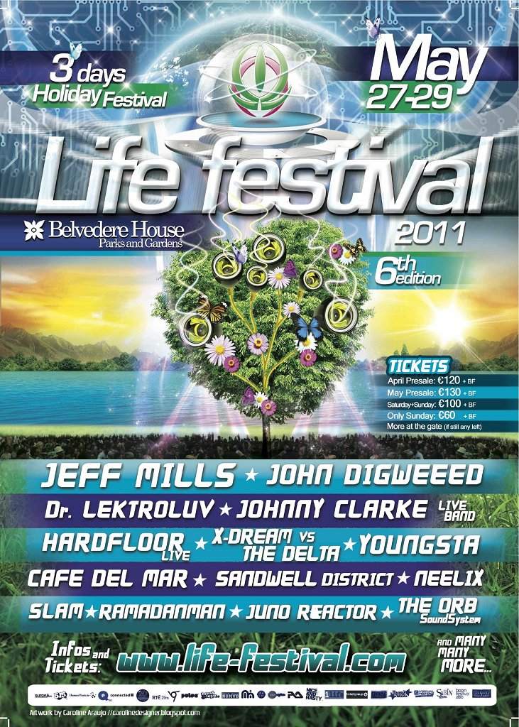 Life Festival 2011 - フライヤー表