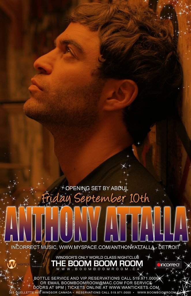Anthony Attalla - Página frontal